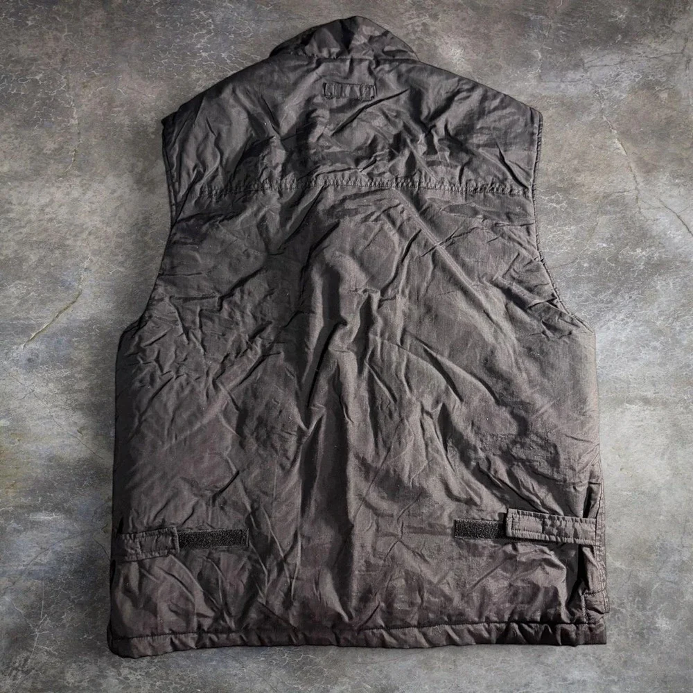 Weatherproof Mens Multi-Pocket Utility Vest Black Size M Fishing Hiking Gorpcore